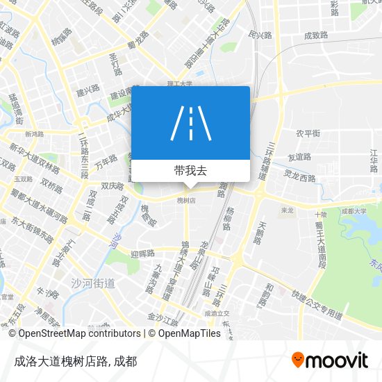 成洛大道槐树店路地图