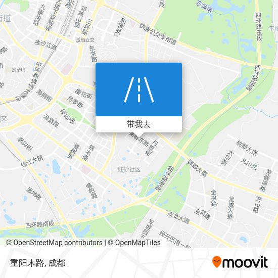 重阳木路地图