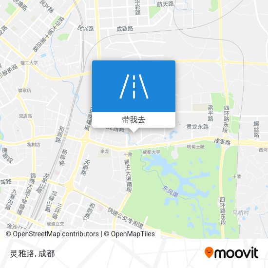 灵雅路地图