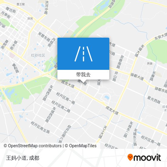 王妈小道地图