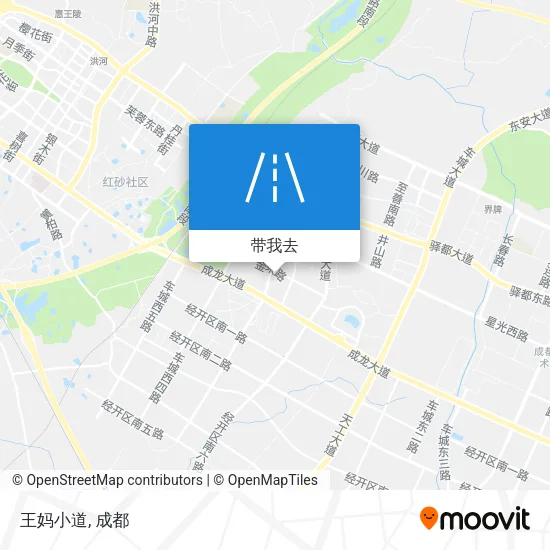 王妈小道地图