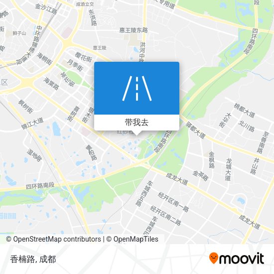 香楠路地图