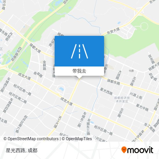 星光西路地图