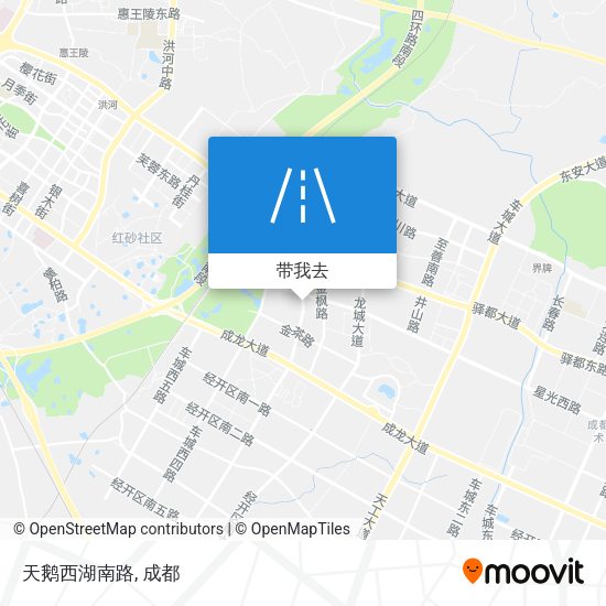 天鹅西湖南路地图