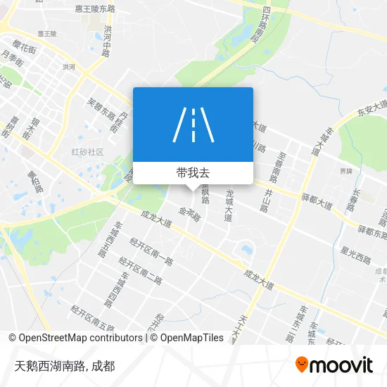 天鹅西湖南路地图
