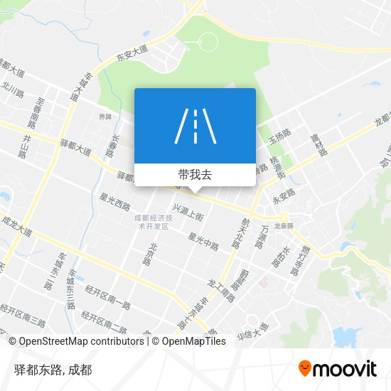 驿都东路地图