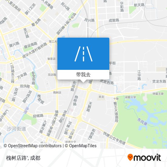 槐树店路’地图