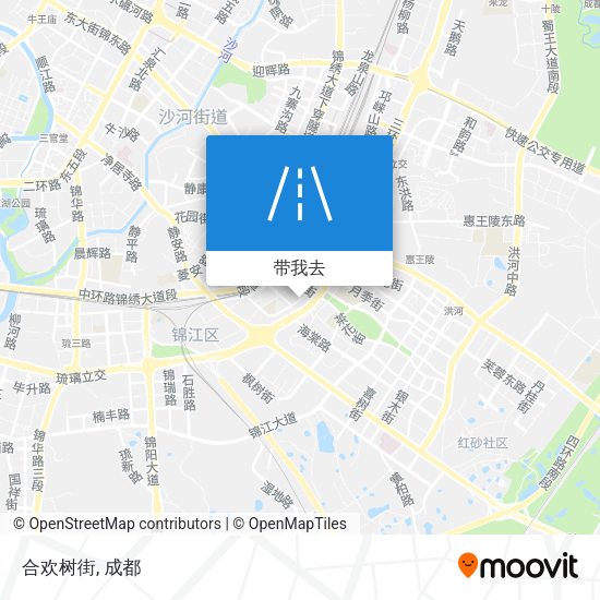 合欢树街地图