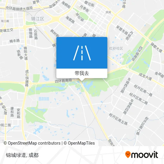 锦城绿道地图