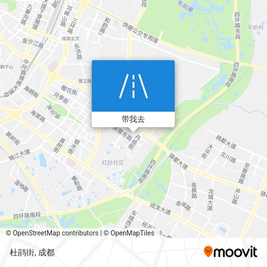 杜鹃街地图