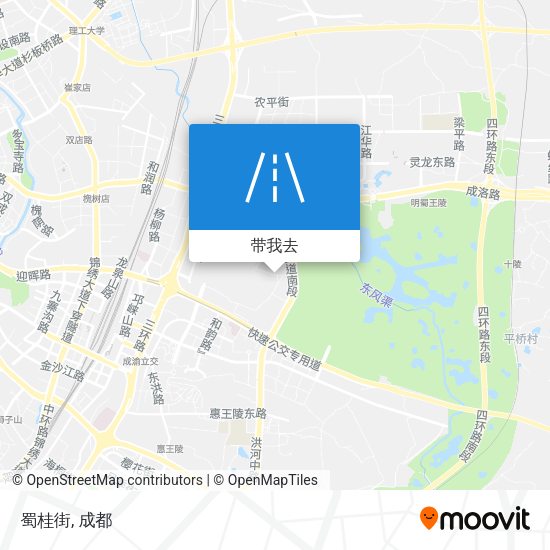 蜀桂街地图
