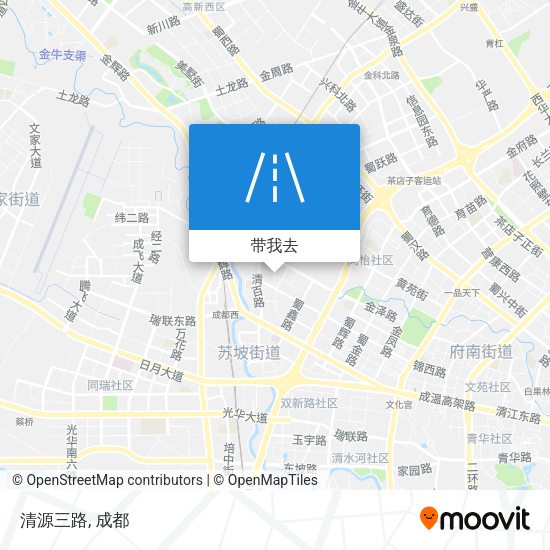清源三路地图