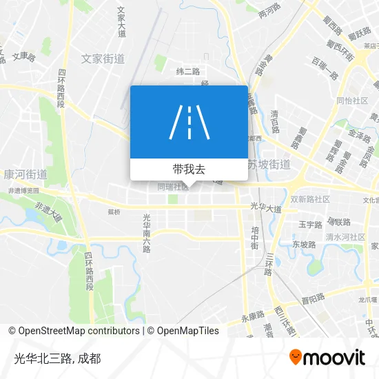 光华北三路地图