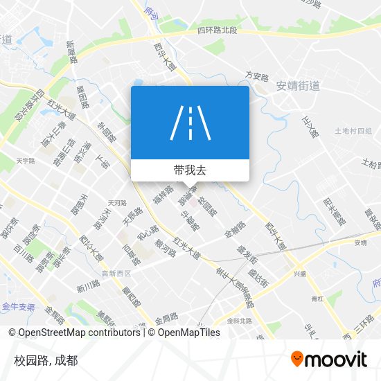 校园路地图