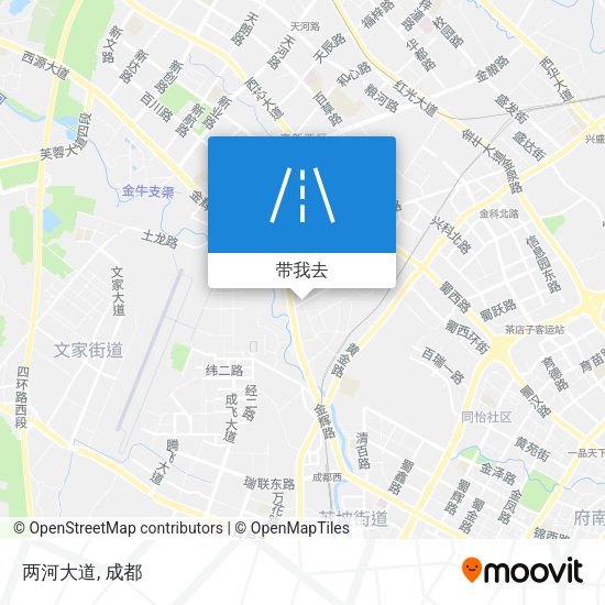 两河大道地图