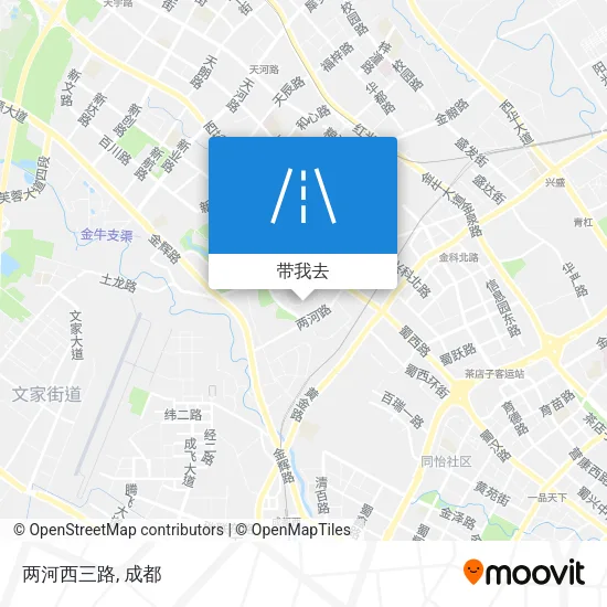 两河西三路地图