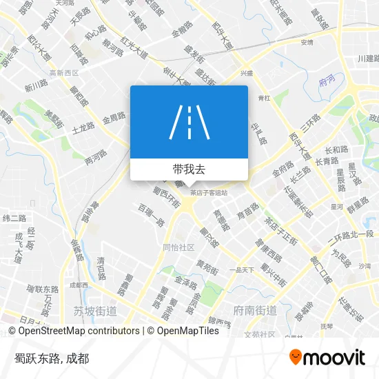 蜀跃东路地图