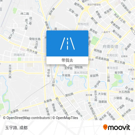 玉宇路地图