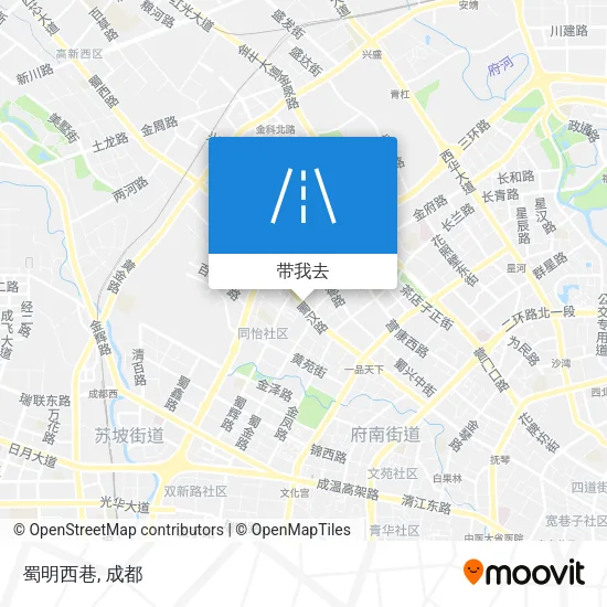 蜀明西巷地图