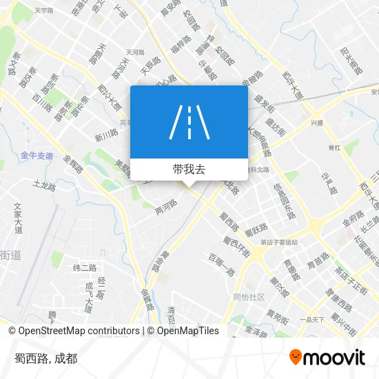 蜀西路地图