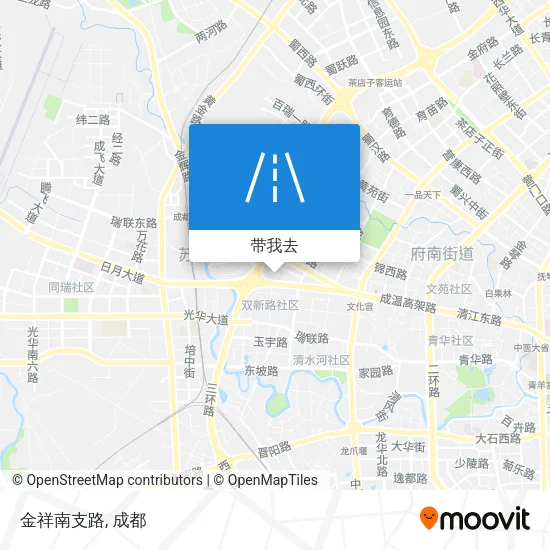 金祥南支路地图