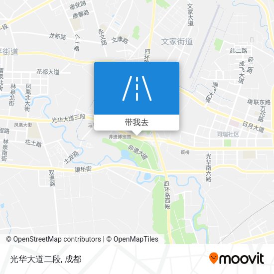 光华大道二段地图
