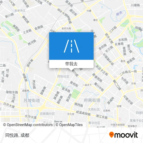 同悦路地图