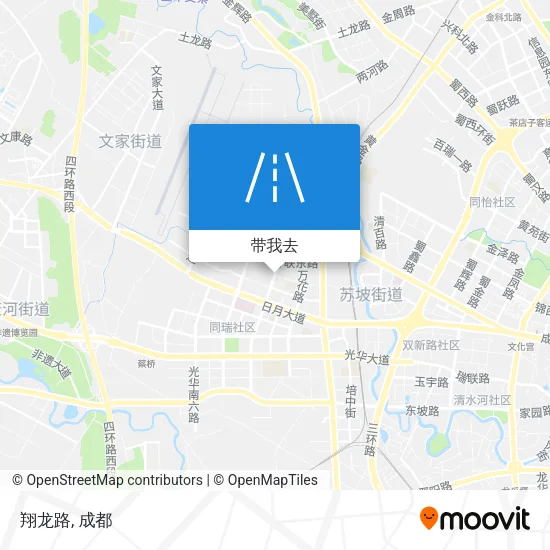 翔龙路地图