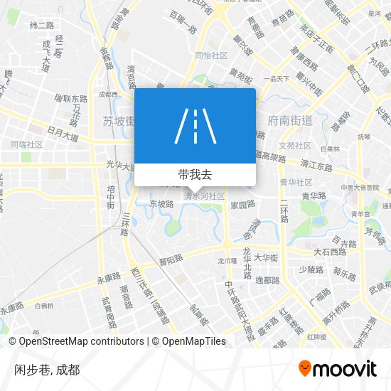 闲步巷地图