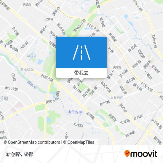 新创路地图