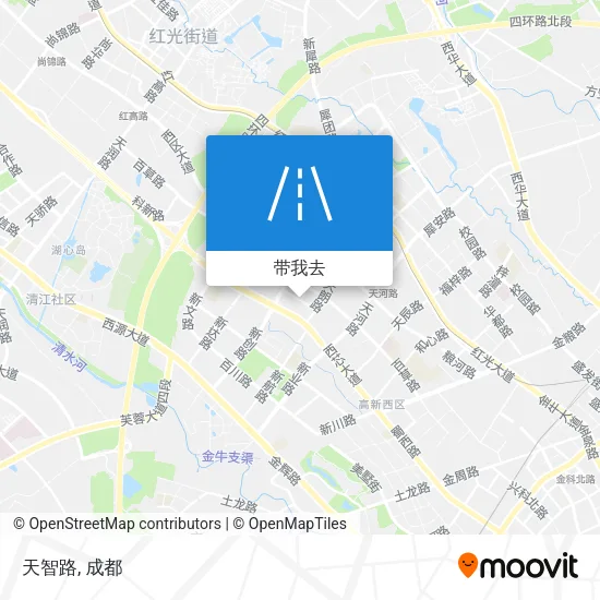 天智路地图