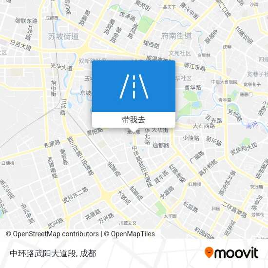 中环路武阳大道段地图
