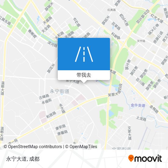 永宁大道地图