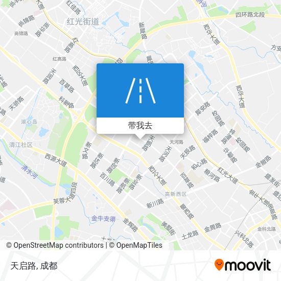 天启路地图