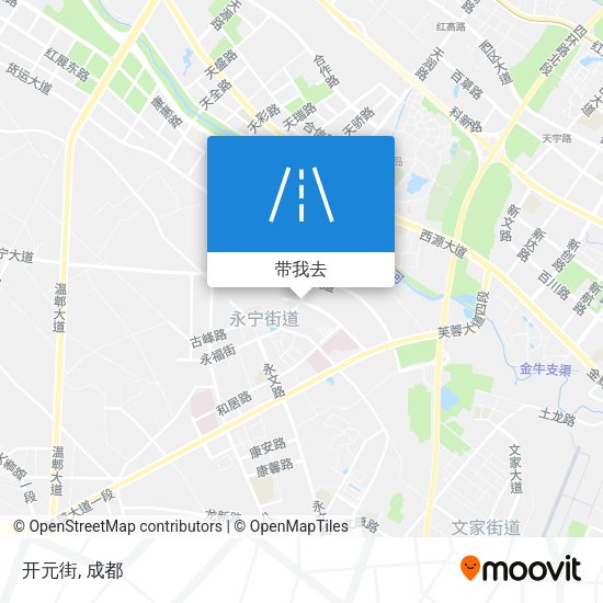 开元街地图