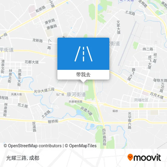 光耀三路地图
