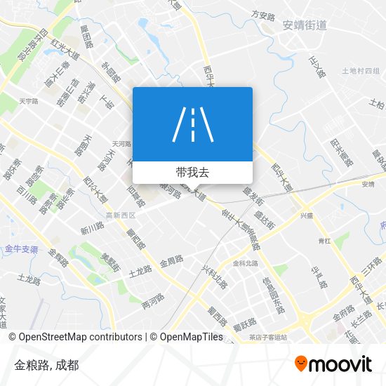 金粮路地图