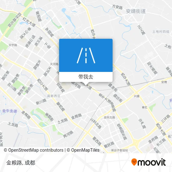 金粮路地图