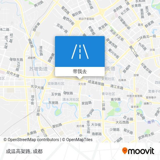 成温高架路地图