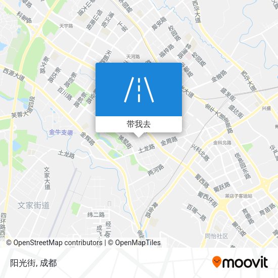 阳光街地图