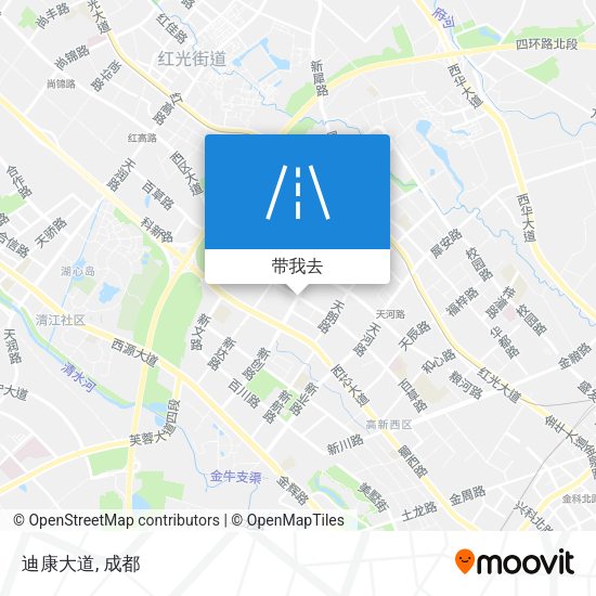 迪康大道地图