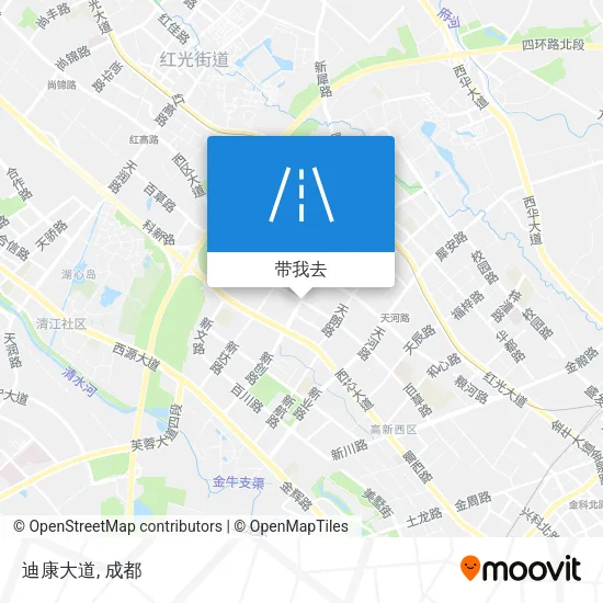 迪康大道地图