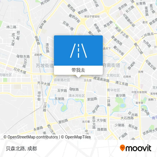 贝森北路地图