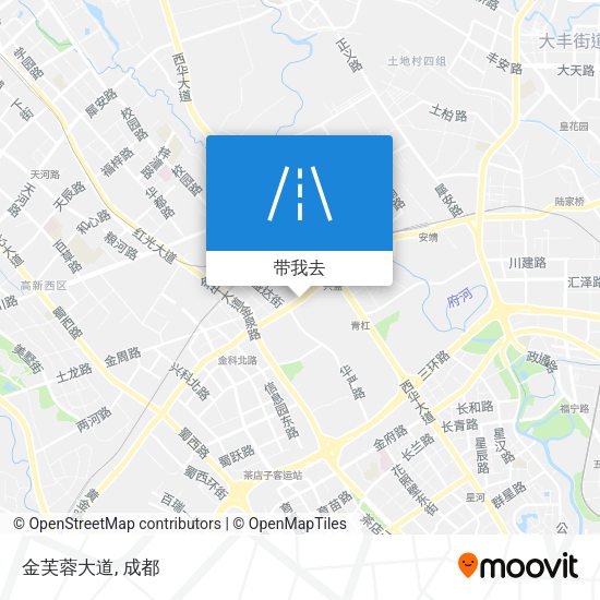 金芙蓉大道地图