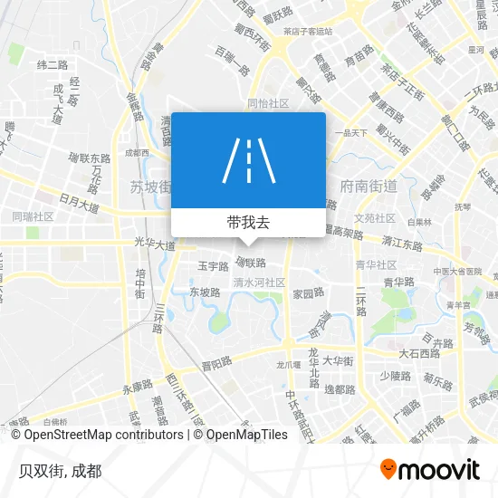 贝双街地图
