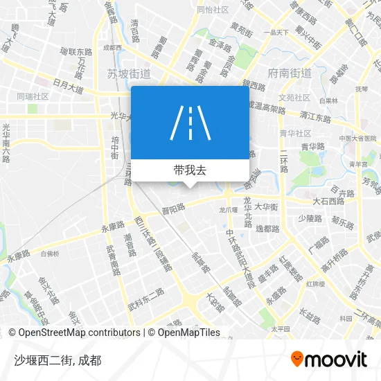 沙堰西二街地图