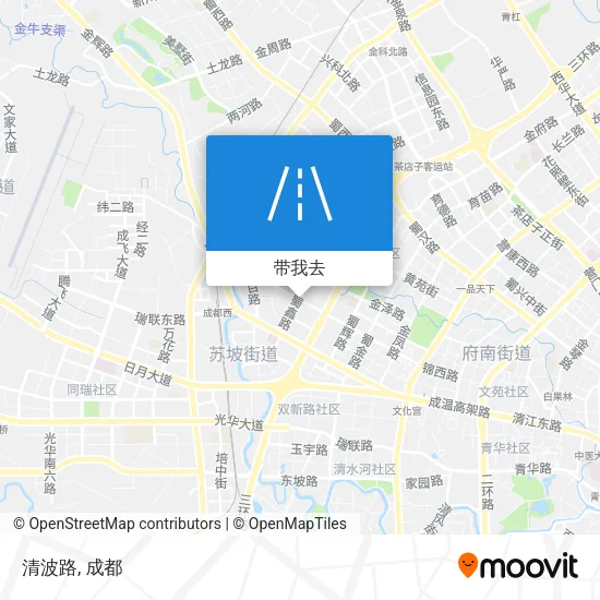 清波路地图