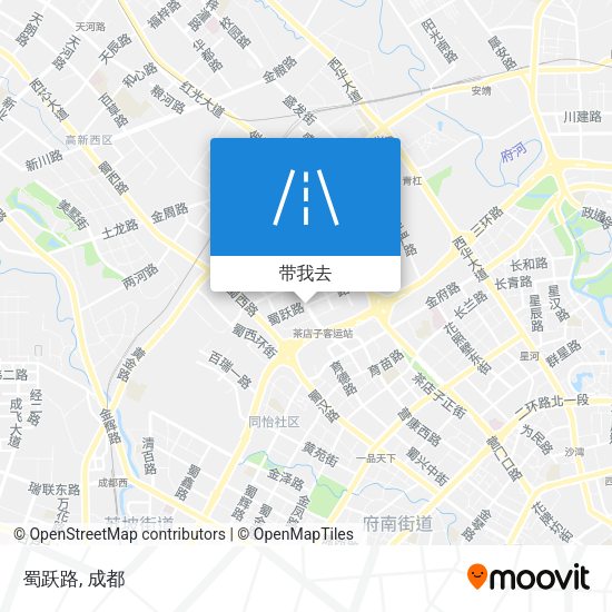 蜀跃路地图