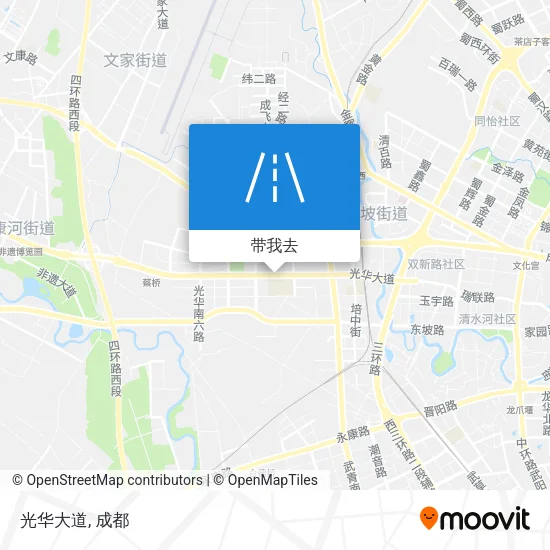 光华大道地图