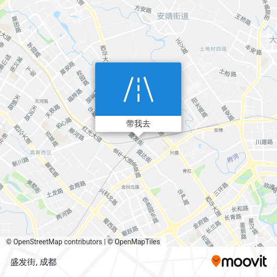 盛发街地图